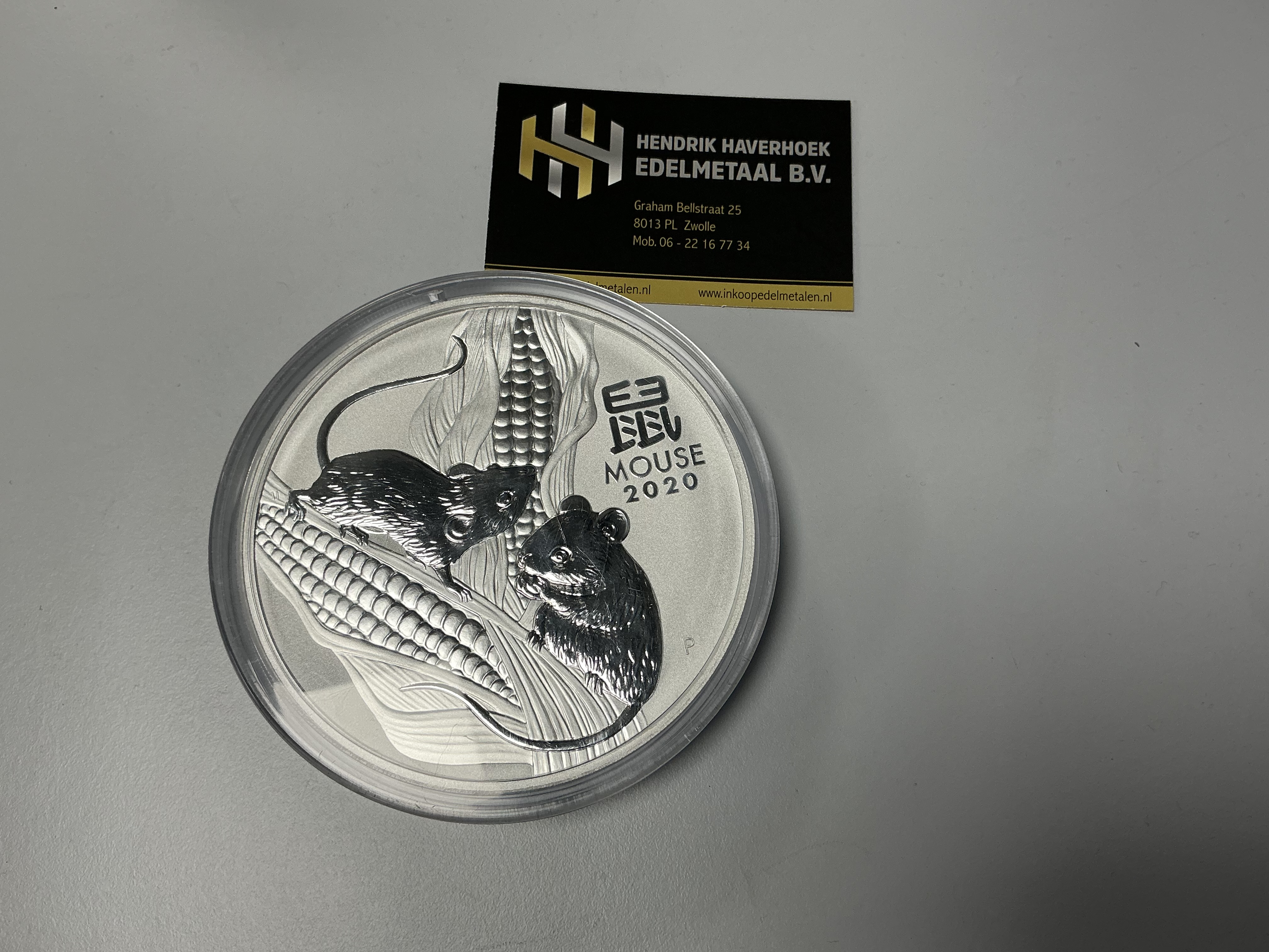 Lunar Mouse 2020 1 kg Zilver 